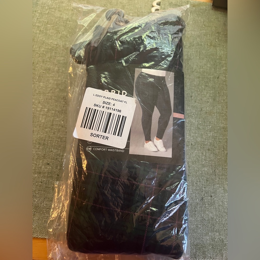 Torrid “Edgy Plaid Peacoat” leggings 4x